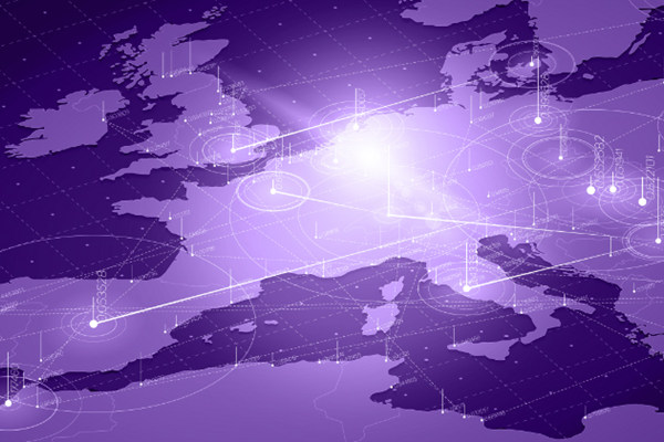 Map of Europe with centres of excellence
