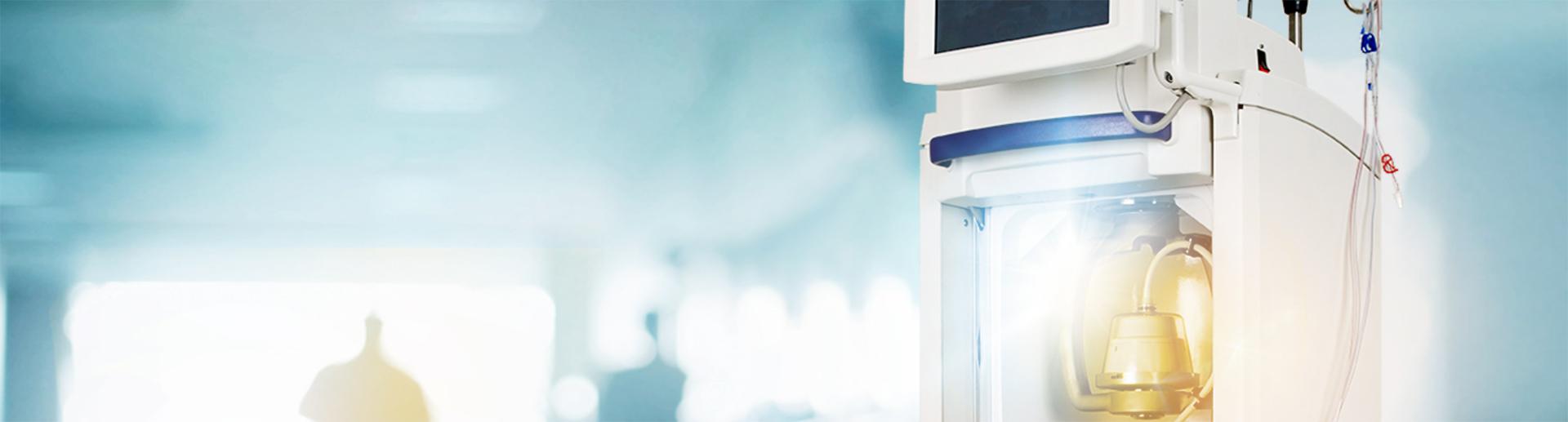 CELLEX machine on blurred background