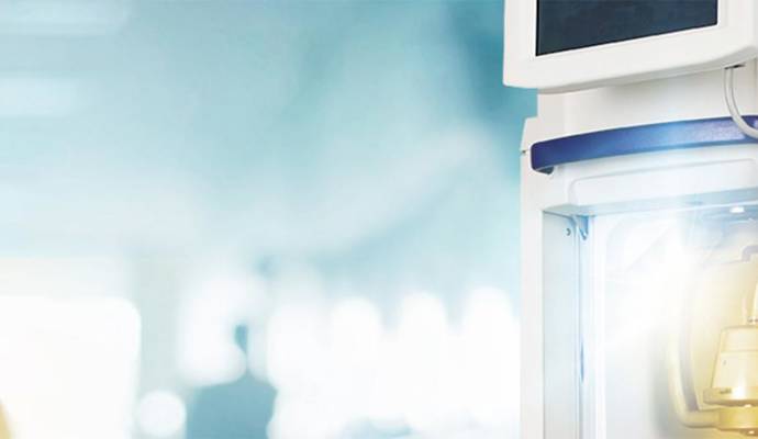 CELLEX machine on blurred background